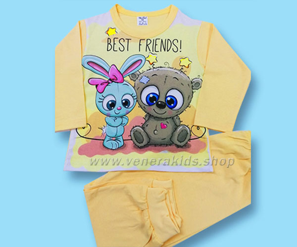 Пижама дълъг ръкав Best Friends. Серия 2бр